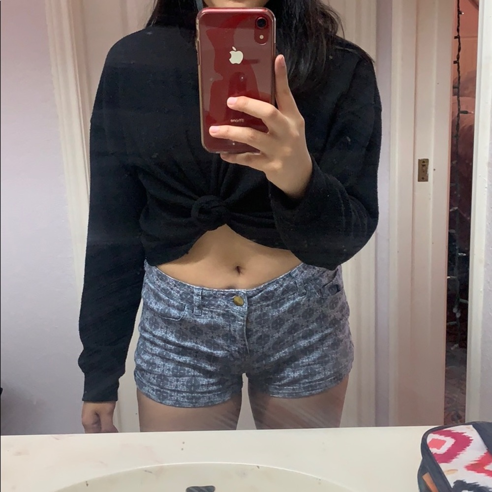 Blue Indie printed shorts!